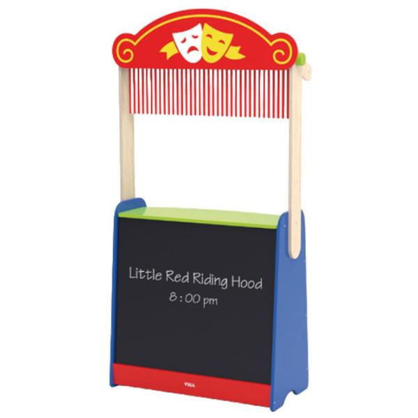 Joc de rol VIGA 2-in-1 Wooden Role Play Toy "Theater and Grocery Store 3+/ Magazin alimentar photo 2