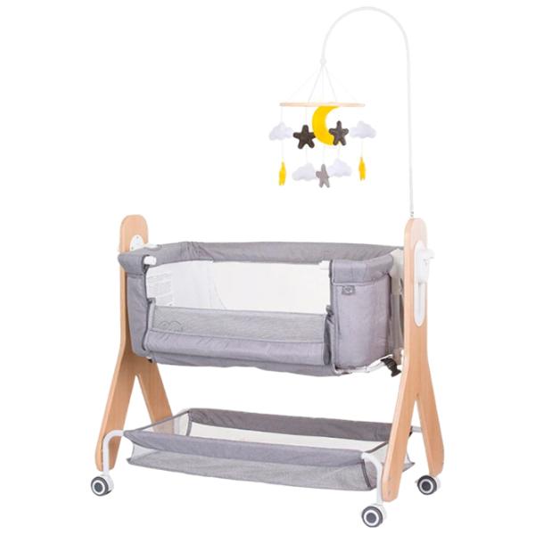Детская кровать Chipolino Heart2Heart 0 месяцев - 3 года/ Gray photo 1