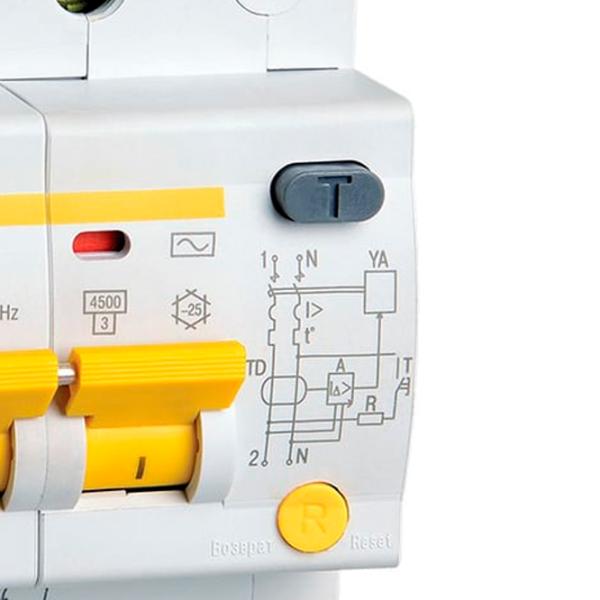 Дифференциальные автоматы IEK MAD10-2-040-C-300 40 A/ 220 В - 230 В photo 3