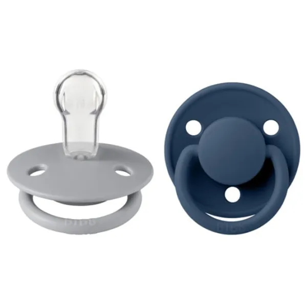 Suzetă cu tetina rotundă Bibs De lux 150225 Unisex/ 0 luni - 36 luni/ Silicon/ Multicolor photo 1