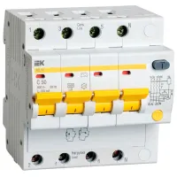 Întrerupătoare diferențiale IEK MAD10-4-050-C-100 50 A/ 220 V - 400 V