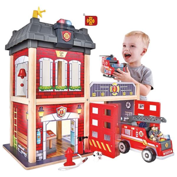 Joc de rol Hape Fire Station 3+/ Mașină photo 4 Joc de rol Hape Fire Station 3+/ Mașină photo 4
