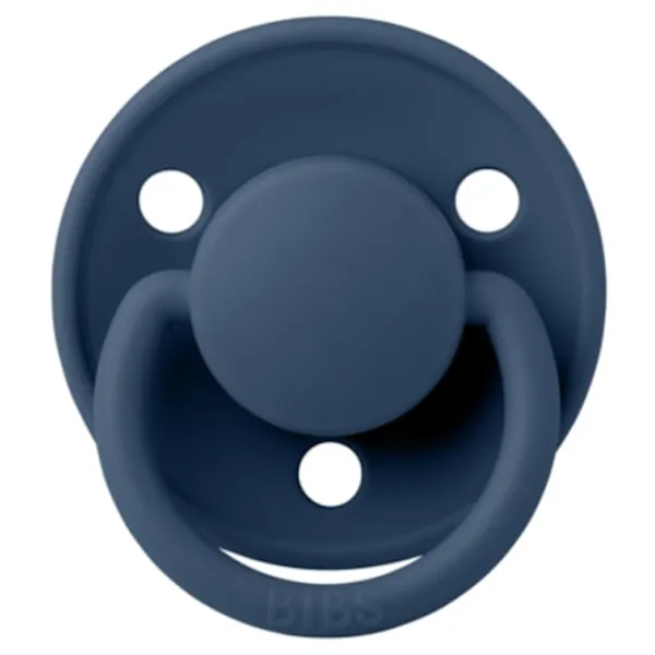 Соска круглая Bibs De lux 1010280C Унисекс/ 0 месяцев - 3 года/ Силикон/ Blue photo 1 Соска круглая Bibs De lux 1010280C Унисекс/ 0 месяцев - 3 года/ Силикон/ Blue photo 1