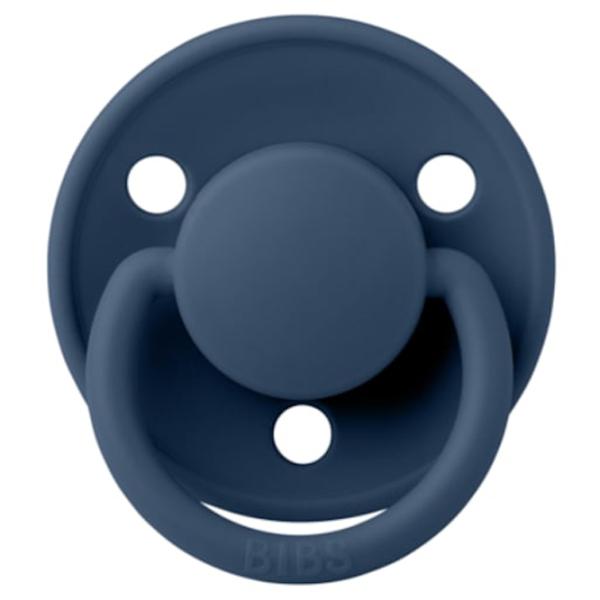 Соска круглая Bibs De lux 1010280C Унисекс/ 0 месяцев - 3 года/ Силикон/ Blue photo 1 Соска круглая Bibs De lux 1010280C Унисекс/ 0 месяцев - 3 года/ Силикон/ Blue photo 1