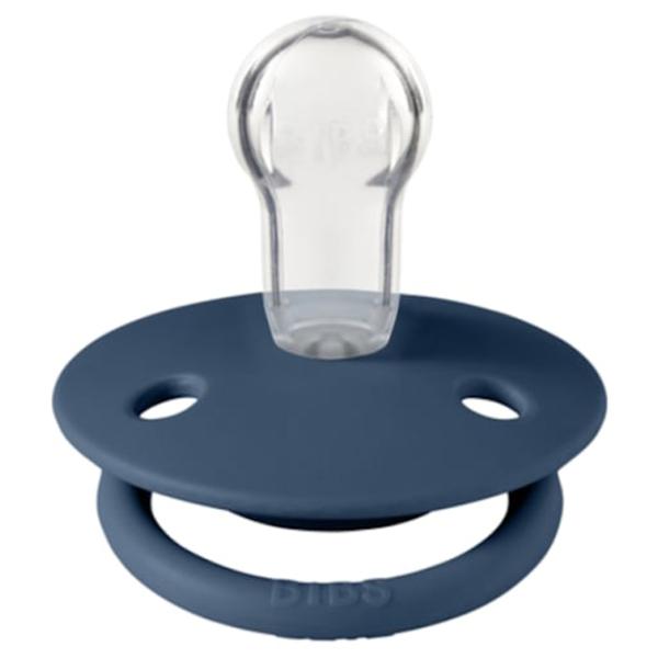 Соска круглая Bibs De lux 1010280C Унисекс/ 0 месяцев - 3 года/ Силикон/ Blue photo 2 Соска круглая Bibs De lux 1010280C Унисекс/ 0 месяцев - 3 года/ Силикон/ Blue photo 2