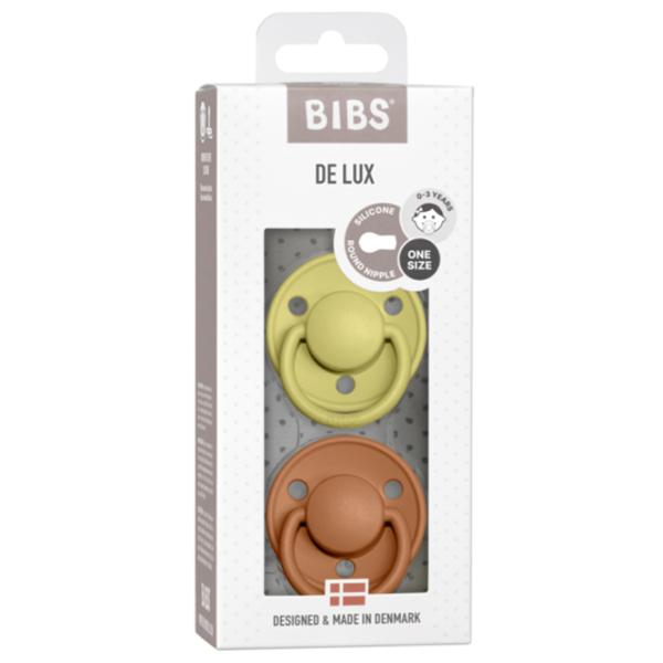 Suzetă cu tetina rotundă Bibs De lux 150230 Unisex/ 0 luni - 36 luni/ Silicon/ Multicolor photo 2