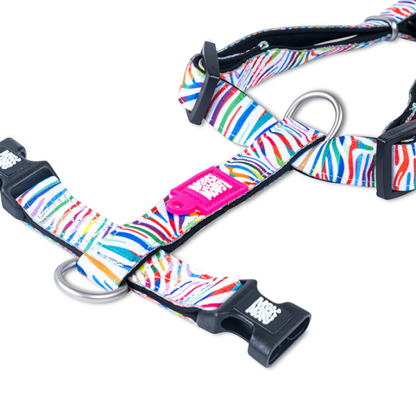 Ham Max & Molly Magic Zebra pentru câine/ L photo 3 Ham Max & Molly Magic Zebra pentru câine/ L photo 3