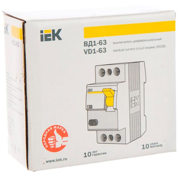Întrerupătoare diferențiale IEK MDV10-2-040-030 40 A/ 220 V photo 4