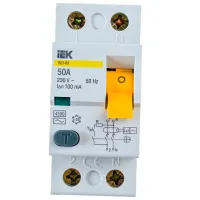Întrerupătoare diferențiale IEK MDV10-2-050-100 50 A/ 220 V