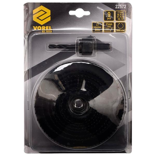Набор коронок Vorel VOR22572 Цилиндрический photo 1