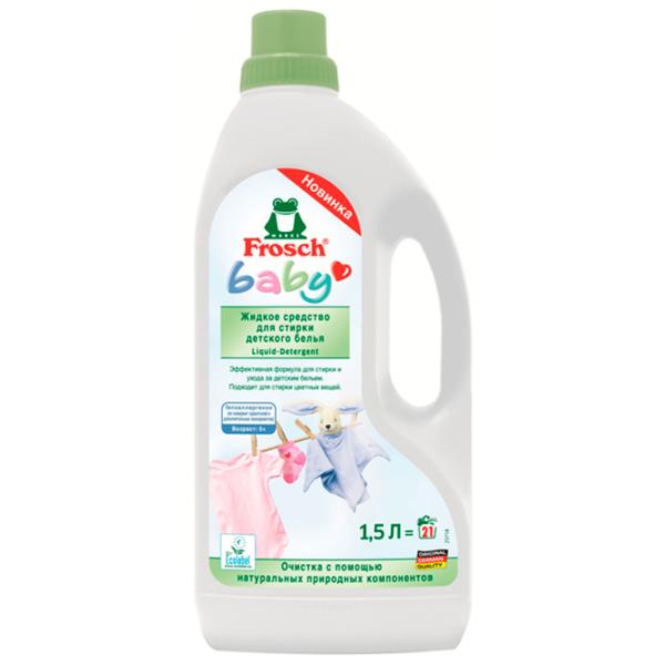 Gel de spălare Frosch Baby 1.5l Număr spălări: 21 photo 1