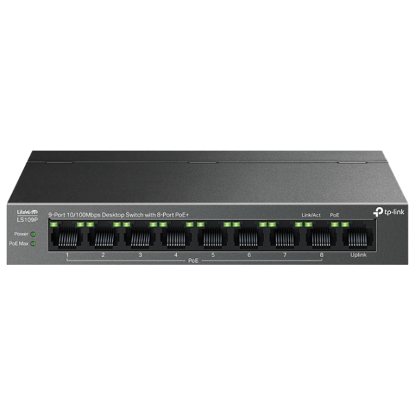 PoE Switch TP-Link LS109P Black photo 1