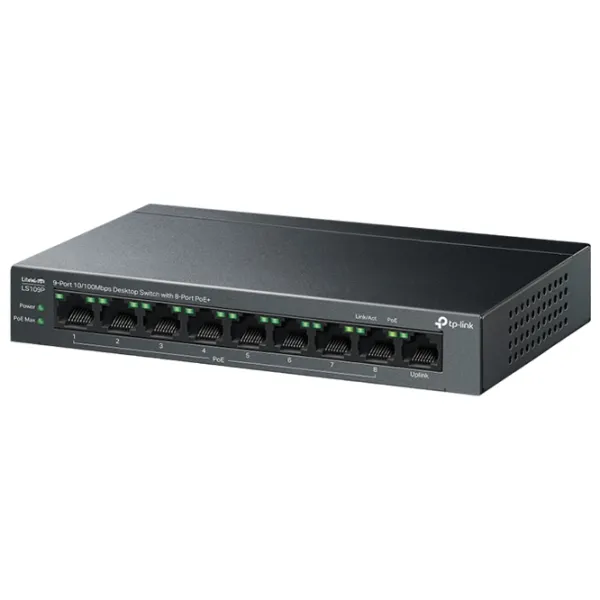 PoE Switch TP-Link LS109P Black photo 2