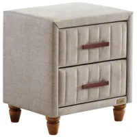 Noptiere Oskar Kapok Natur 57 x 52 x 45/ MDF/ Beige