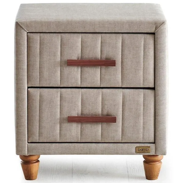 Noptiere Oskar Kapok Natur 57 x 52 x 45/ MDF/ Beige photo 2 Noptiere Oskar Kapok Natur 57 x 52 x 45/ MDF/ Beige photo 2
