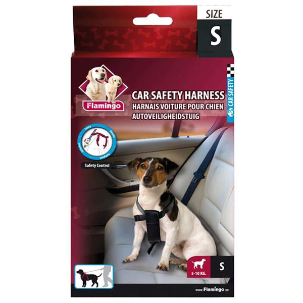 Шлейка Flamingo CAR SAFETY для собаки/ S photo 2