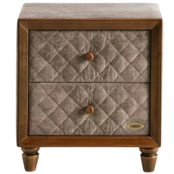 Noptiere Oskar GLASS Bamboo Sleep 57 x 52 x 45/ MDF/ Beige photo 1 Noptiere Oskar GLASS Bamboo Sleep 57 x 52 x 45/ MDF/ Beige photo 1