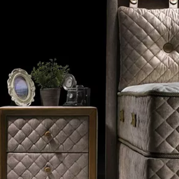 Noptiere Oskar GLASS Bamboo Sleep 57 x 52 x 45/ MDF/ Beige photo 3 Noptiere Oskar GLASS Bamboo Sleep 57 x 52 x 45/ MDF/ Beige photo 3