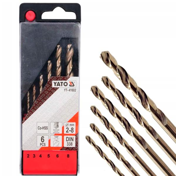 Set de burghie Yato YT41602 HSS-CO photo 2 Set de burghie Yato YT41602 HSS-CO photo 2