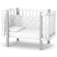Pat pentru copii Veres LD5 0 luni - 3 ani/ White photo 3