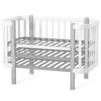 Pat pentru copii Veres LD5 0 luni - 3 ani/ White photo 5
