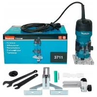 Maşina de frezat Makita 3711 530 W/ Blue photo 3