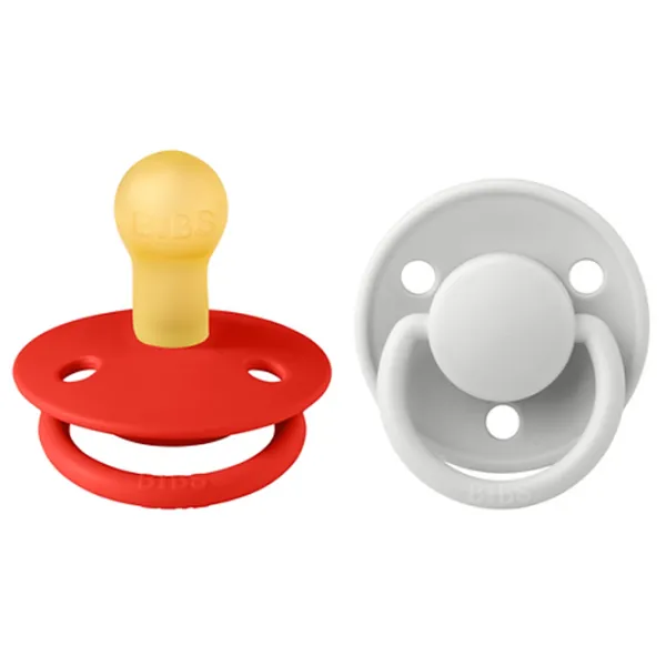 Suzetă cu tetina rotundă Bibs De lux 180235 Unisex/ 0 luni - 6 luni/ Latex/ Multicolor photo 1