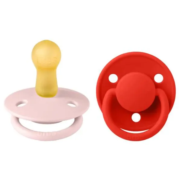 Suzetă cu tetina rotundă Bibs De lux 180234 Unisex/ 6 luni - 18 luni/ Latex/ Multicolor photo 1
