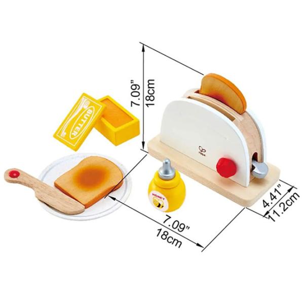 Joc de rol Hape POP UP TOASTER 3+ / Bucătărie photo 2