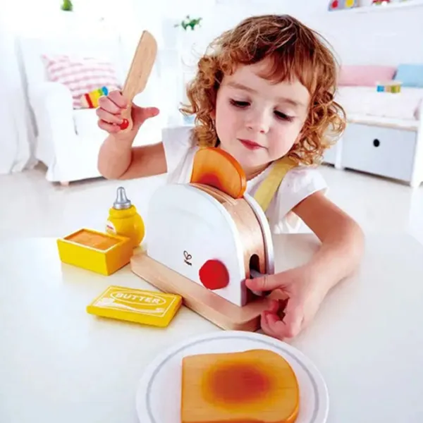 Joc de rol Hape POP UP TOASTER 3+ / Bucătărie photo 5