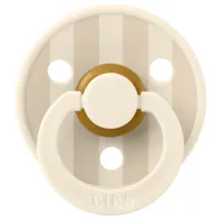 Соска круглая Bibs Colour 20016245C Унисекс/ 6 месяцев - 18 месяцев/ Латекс/ Слоновая кость