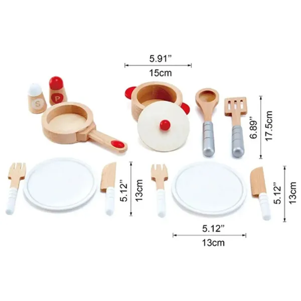 Joc de rol Hape Cook & Serve 3+/ Bucătărie photo 2