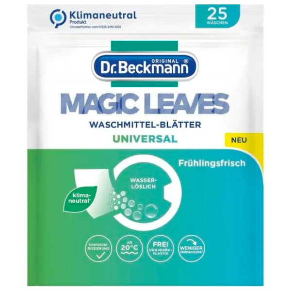 Șervețele pentru spălare Dr. Beckmann Magic Leaves Universal  Număr spălări:  photo 1