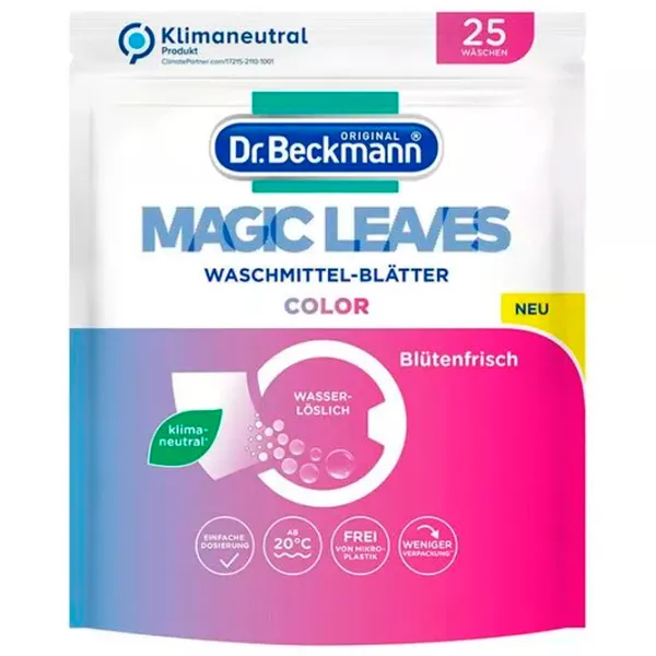 Șervețele pentru spălare Dr. Beckmann Magic Leaves Color  Număr spălări:  photo 1