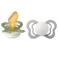 Suzetă cu tetina ortodontică Bibs Couture 1810318 Unisex/ 6 luni - 18 luni/ Latex/ Multicolor