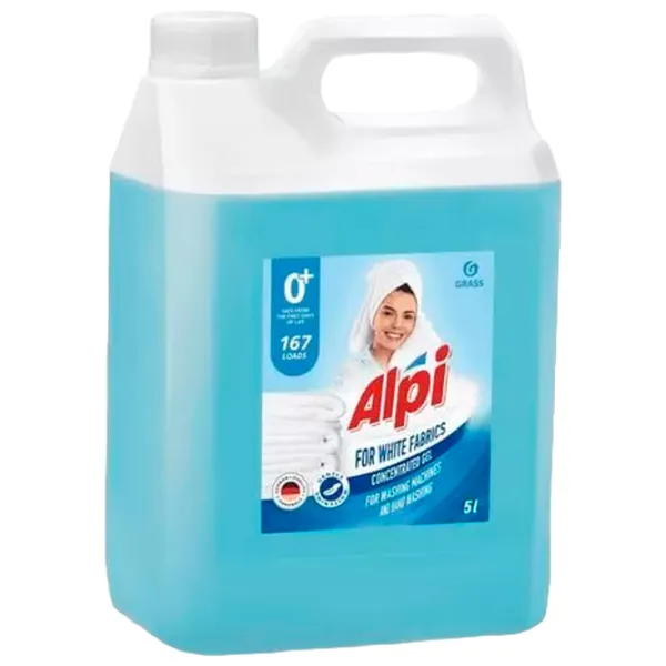 Gel de spălare Grass Alpi White gel 5l Număr spălări:  photo 1 Gel de spălare Grass Alpi White gel 5l Număr spălări:  photo 1