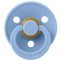 Соска круглая Bibs Colour 20016230C Унисекс/ 0 месяцев - 6 месяцев/ Латекс/ Blue