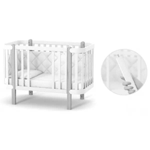 Pat pentru copii Veres LD5 0 luni - 3 ani/ Gray photo 4