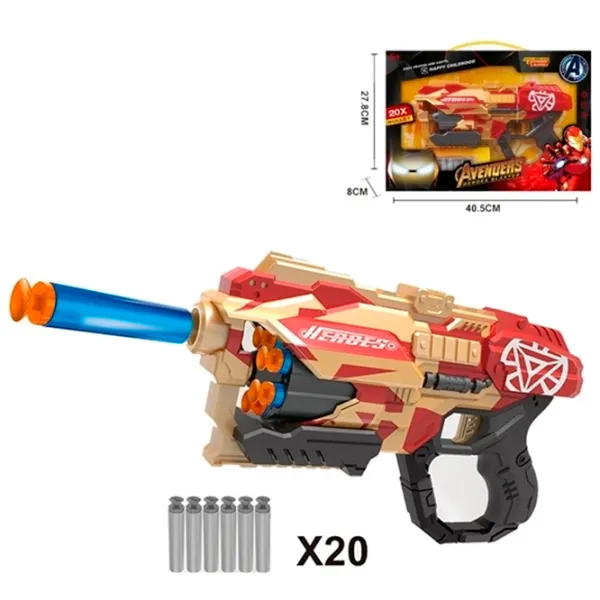 Игрушечный пистолет ChiToys МЕ10.150 6+/ Стрел/ Красный photo 2