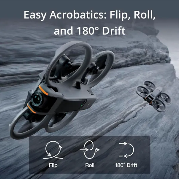 Dronă DJI Avata 2 Fly More Combo  Personal / Gray photo 12