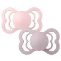 Соска симметричная Bibs Supreme 270422 Для девочек/ 0 месяцев - 6 месяцев/ Латекс/ Pink