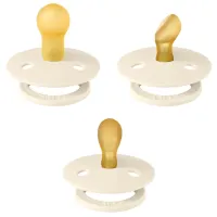 Suzetă simetrică Bibs Colour 81340 Unisex/ 0 luni - 6 luni/ Latex/ Ivory