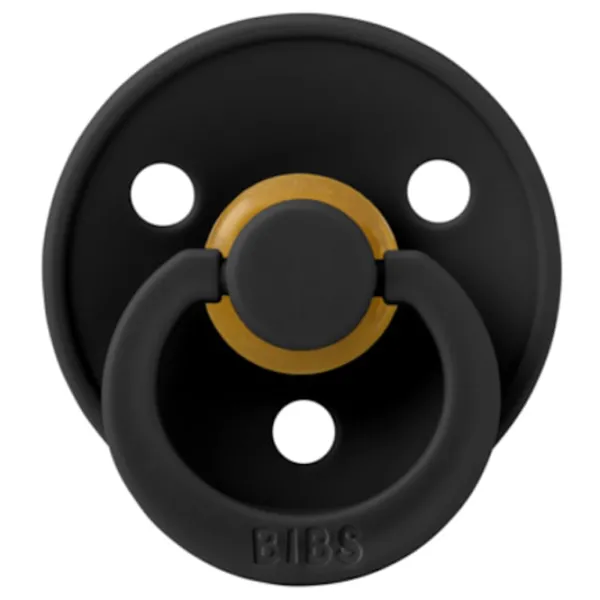 Suzetă cu tetina rotundă Bibs Colour 300210C  Unisex / 18 luni - 36 luni / Latex / Black photo 1 Suzetă cu tetina rotundă Bibs Colour 300210C  Unisex / 18 luni - 36 luni / Latex / Black photo 1