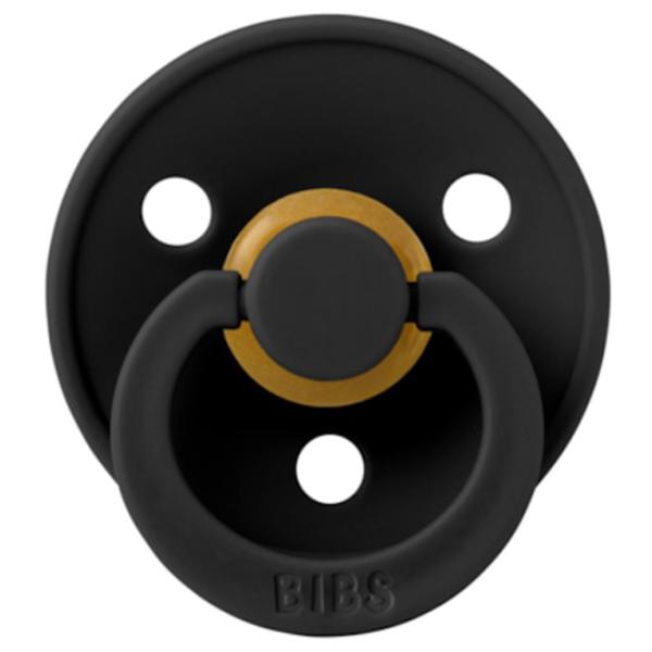 Suzetă cu tetina rotundă Bibs Colour 300210C  Unisex / 18 luni - 36 luni / Latex / Black photo 1 Suzetă cu tetina rotundă Bibs Colour 300210C  Unisex / 18 luni - 36 luni / Latex / Black photo 1