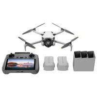 Dronă DJI Mini 4 Pro Fly More Combo + DJI RC2 Personal / Light Grey photo 11