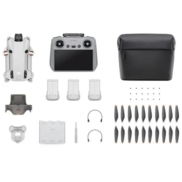 Dronă DJI Mini 4 Pro Fly More Combo + DJI RC2 Personal / Light Grey photo 12