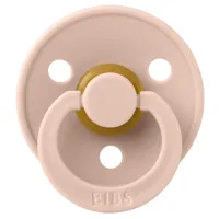 Соска круглая Bibs Colour 300244C Унисекс/ 18 месяцев - 36 месяцев/ Латекс/ Blush Pink