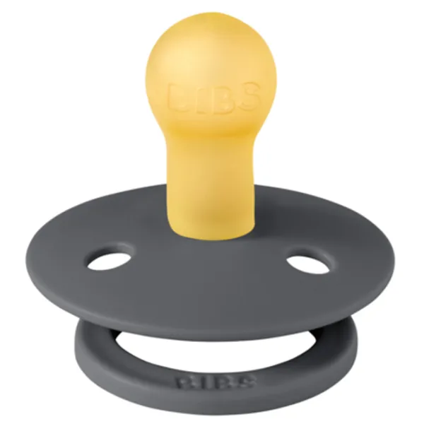 Suzetă cu tetina rotundă Bibs Colour 100221C Unisex/ 0 luni - 6 luni/ Latex/ Iron photo 2 Suzetă cu tetina rotundă Bibs Colour 100221C Unisex/ 0 luni - 6 luni/ Latex/ Iron photo 2