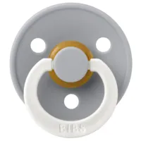Соска круглая Bibs Colour 100272C Унисекс/ 0 месяцев - 6 месяцев/ Латекс/ Cloud Grey