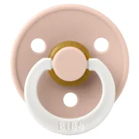 Соска круглая Bibs Colour 100256C Унисекс/ 0 месяцев - 6 месяцев/ Латекс/ Blush Pink